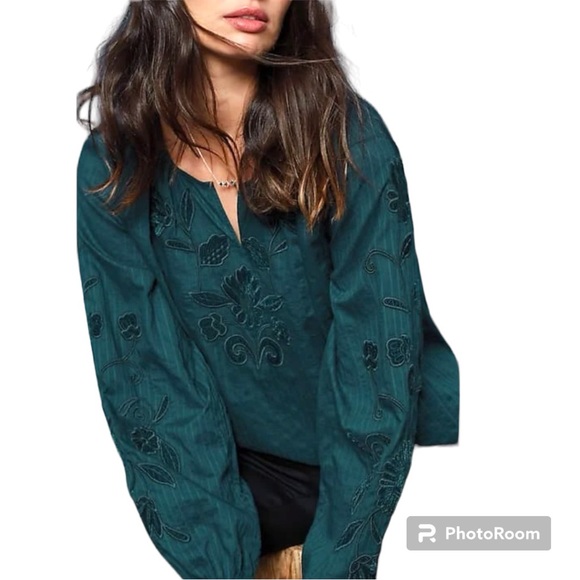 J. Jill Tops - J Jill Velvet Embellished Tunic - Size S